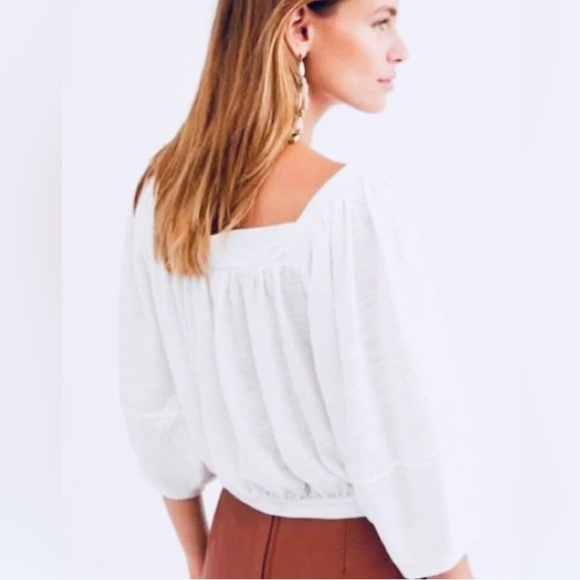 FREE PEOPLE Sweet Goodbye Square Neck Top - Picture 2 of 7